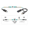 Delock USB 10 Gbps Typ-A Extender Set über LC Duplex Kabel