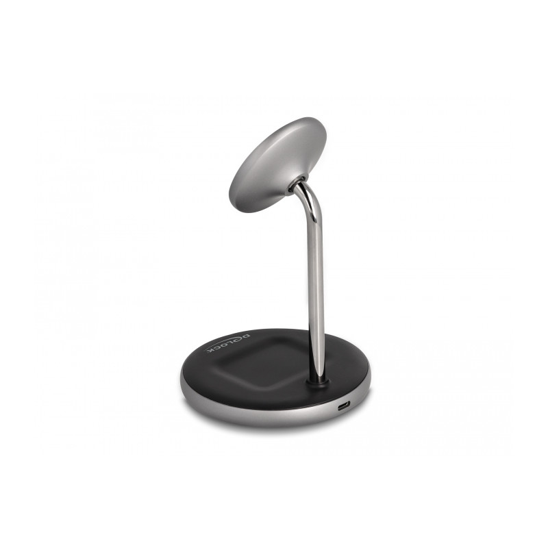 Delock Wireless Charger 2 in 1 mit 5 W / 7,5 W / 10 W / 15 W - Qi