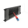 Delock 10″ Kabelmanagement Bürstenleiste 2 HE schwarz