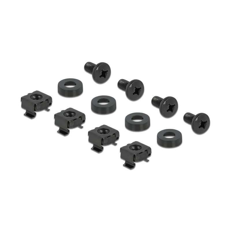 Delock 10″ Kabelmanagement Bürstenleiste 2 HE schwarz