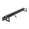 Delock 19″ Kabelmanagement Bürstenleiste mit 2 Bügeln 1 HE schwarz