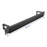 Delock 19″ Kabelmanagement Bürstenleiste mit 2 Bügeln 1 HE schwarz