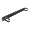 Delock 19″ Kabelmanagement Bürstenleiste mit 2 Bügeln 1 HE schwarz