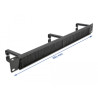 Delock 19″ Kabelmanagement Bürstenleiste mit 3 Bügeln 1 HE schwarz