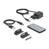 Delock HDMI Switch 3 x HDMI in zu 1 x HDMI out 4K 60 Hz mit Audio Extraktor