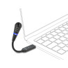 Delock USB Mikrofon mit Schwanenhals und Mute Button