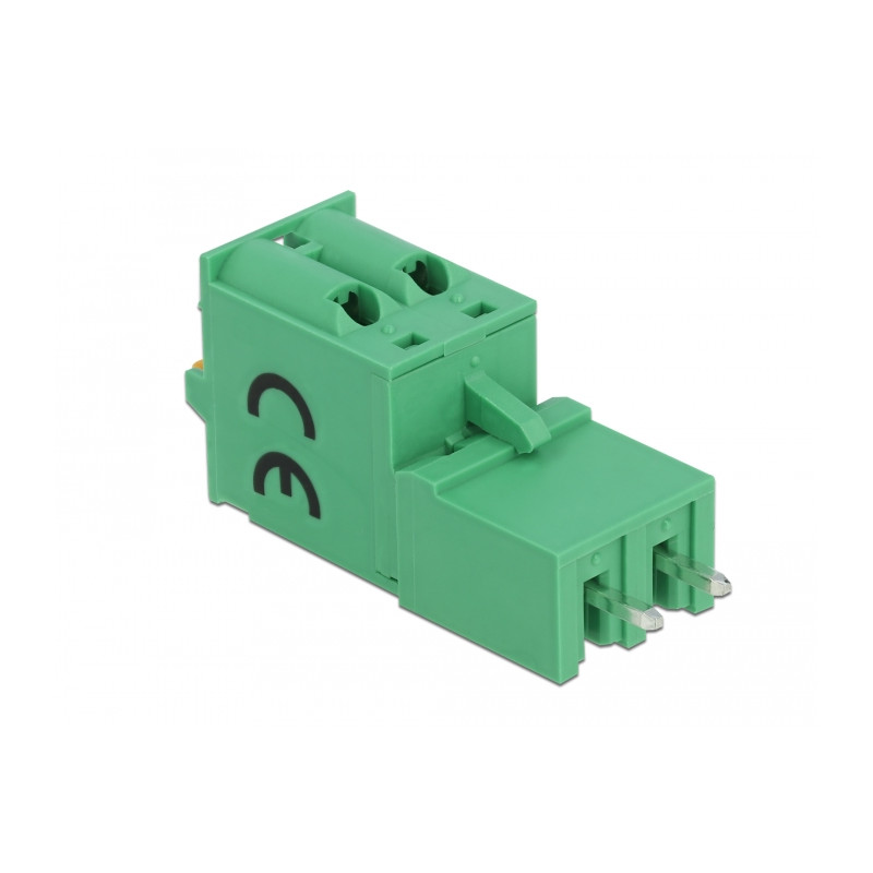 Delock Terminalblock Set für Platine 2 Pin 5,08 mm Rastermaß vertikal