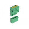 Delock Terminalblock Set für Platine 4 Pin 5,08 mm Rastermaß vertikal