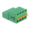 Delock Terminalblock Set für Platine 4 Pin 5,08 mm Rastermaß vertikal