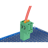 Delock Terminalblock Set für Platine 4 Pin 5,08 mm Rastermaß vertikal