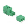 Delock Terminalblock Set für Platine 2 Pin 5,08 mm Rastermaß horizontal