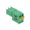 Delock Terminalblock Set für Platine 2 Pin 5,08 mm Rastermaß horizontal