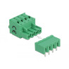 Delock Terminalblock Set für Platine 4 Pin 5,08 mm Rastermaß horizontal