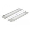 Delock 10″ Kabelmanagement Bürstenleiste 1 HE grau