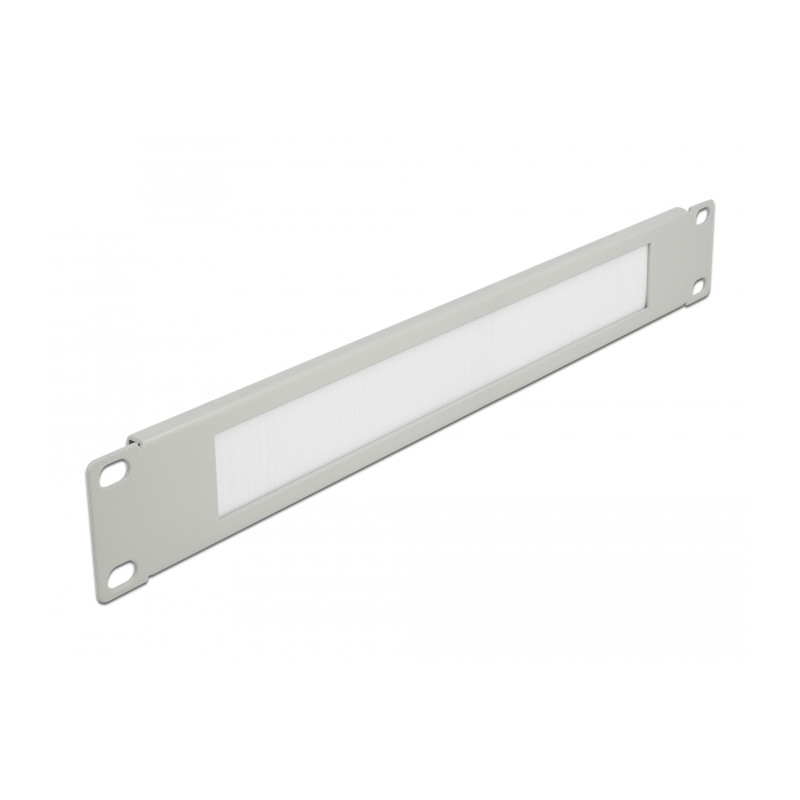 Delock 19″ Kabelmanagement Bürstenleiste 1 HE grau