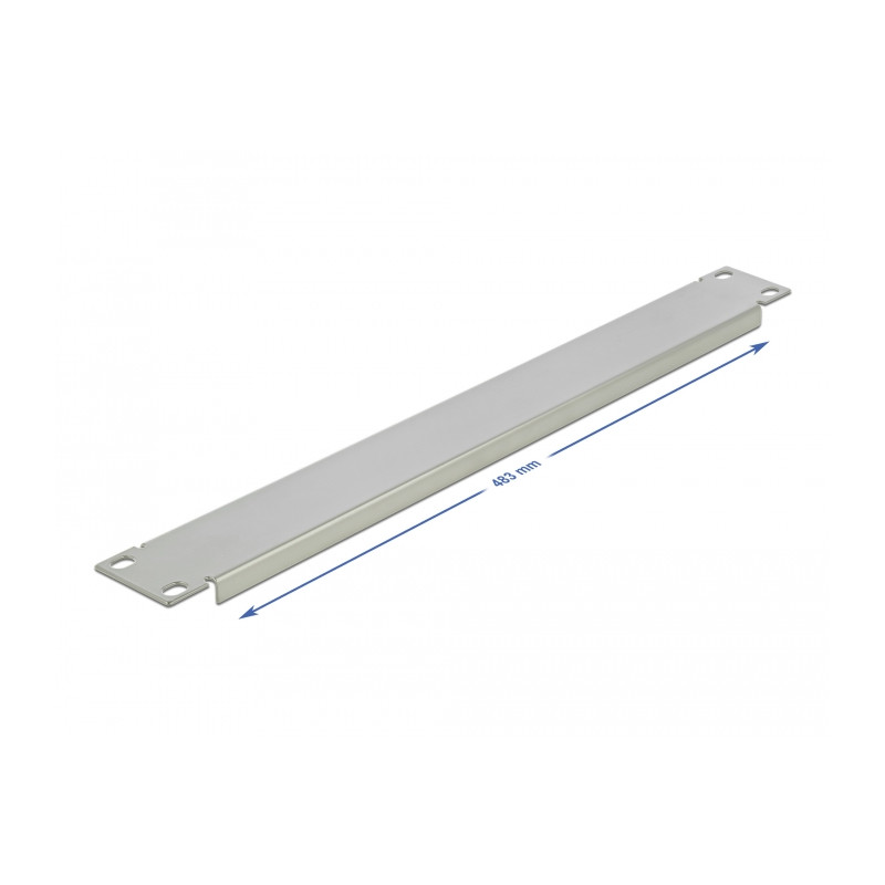 Delock 19″ Netzwerkschrank Blindabdeckung 1 HE grau