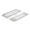 Delock 10″ Kabelmanagement Bürstenleiste 2 HE grau