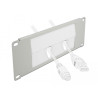 Delock 10″ Kabelmanagement Bürstenleiste 2 HE grau