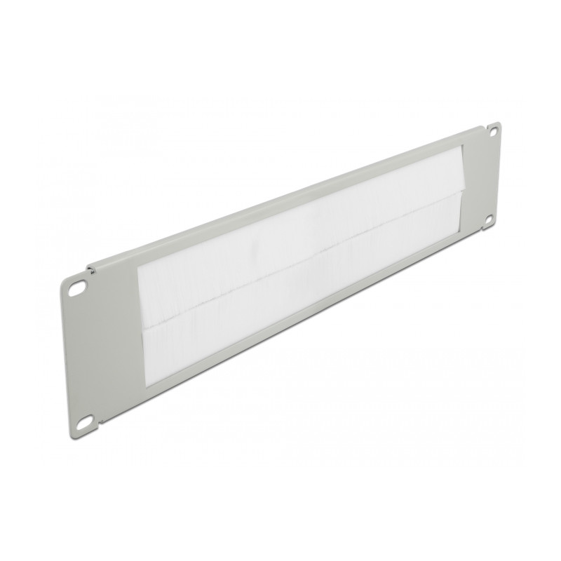 Delock 19″ Kabelmanagement Bürstenleiste 2 HE grau