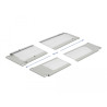 Delock 19″ Kabelmanagement Bürstenleiste 2 HE grau