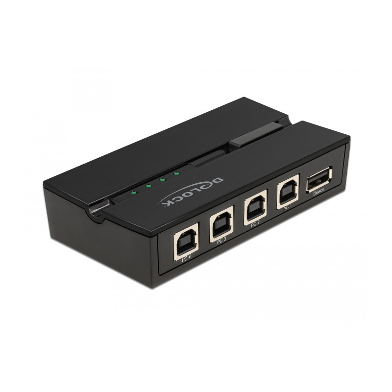 Delock USB 2.0 Switch für 4 PC an 1 Gerät