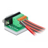 Delock D-Sub9 Buchse zu Terminalblock mit Drucktaster horizontal