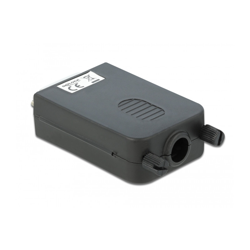 Delock D-Sub15 Stecker zu Terminalblock mit Gehäuse