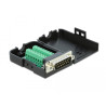 Delock D-Sub15 Stecker zu Terminalblock mit Gehäuse