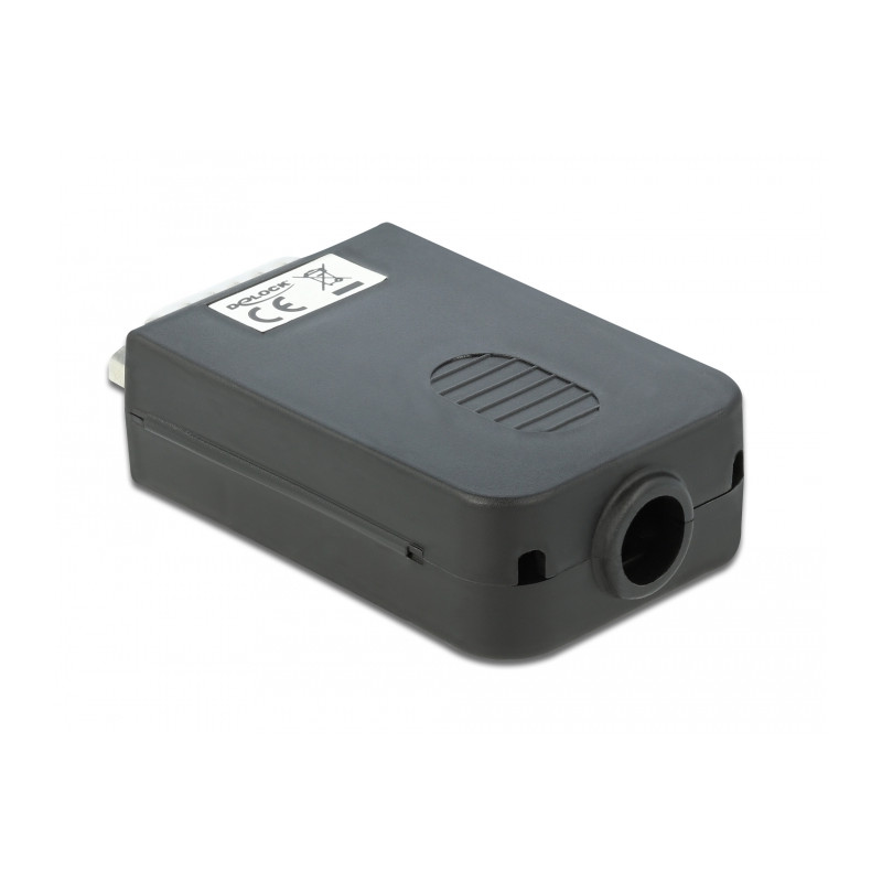 Delock D-Sub15 Stecker zu Terminalblock mit Gehäuse