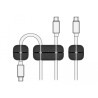 Delock Kabelhalter Kombi Set 3 Stück schwarz
