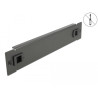 Delock 10″ Netzwerkschrank Blindabdeckung werkzeugfrei 1 HE schwarz