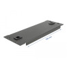 Delock 10″ Netzwerkschrank Blindabdeckung werkzeugfrei 2 HE schwarz
