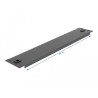Delock 19″ Netzwerkschrank Blindabdeckung werkzeugfrei 2 HE schwarz