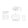 Delock RJ45 Buchse zu Terminalblock Adapter zum Einbau 8 Pin 2-teilig