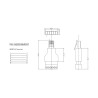 Delock RJ12 Stecker zu Terminalblock Adapter 6 Pin 2-teilig