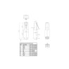Delock RJ45 Stecker zu Terminalblock Adapter 2 Pin
