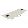 Delock 10″ Netzwerkschrank Blindabdeckung werkzeugfrei 2 HE grau