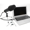 Delock Externe USB Soundkarte mit USB-A Stecker auf 2 x 3,5 mm Klinkenbuchse Plug & Play Audio Adapter