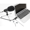 Delock Externe USB Soundkarte mit USB-A Stecker auf 2 x 3,5 mm Klinkenbuchse Plug & Play Audio Adapter schwarz