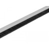 Delock Bürstenstreifen 20 mm mit Alu-Profil gerade - Länge 1 m