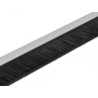 Delock Bürstenstreifen 40 mm mit Alu-Profil gerade - Länge 1 m