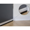 Delock Bürstenstreifen 40 mm mit Alu-Profil gerade - Länge 1 m