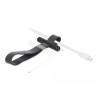 Delock Kabelbinder mit Gummischlaufe schwarz
