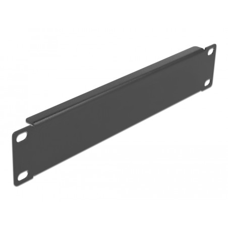 Delock 10″ Netzwerkschrank Blindabdeckung 1 HE schwarz