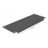 Delock 10″ Netzwerkschrank Blindabdeckung 2 HE schwarz