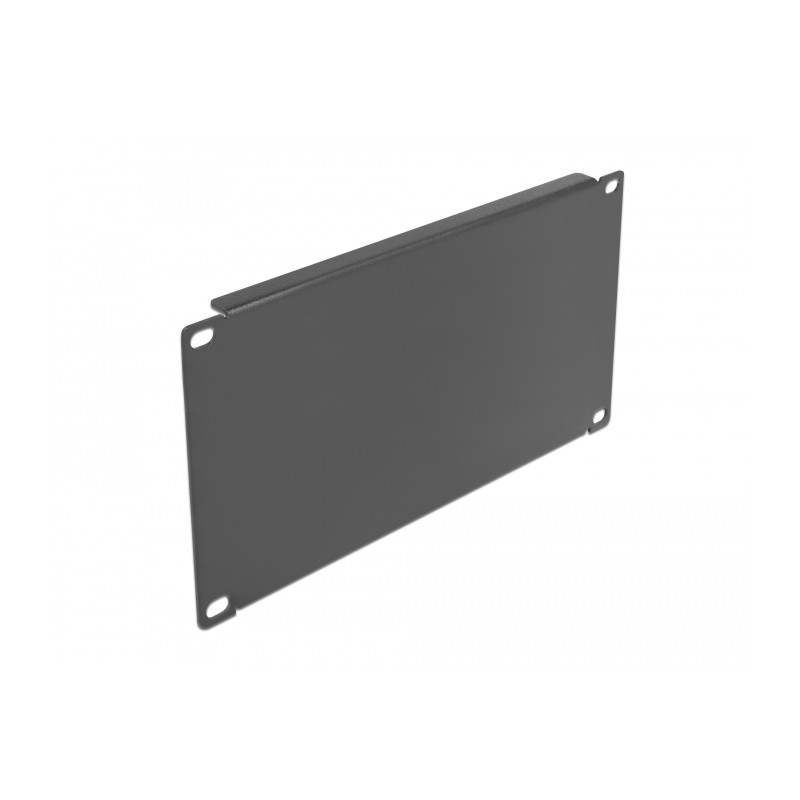 Delock 10″ Netzwerkschrank Blindabdeckung 3 HE schwarz