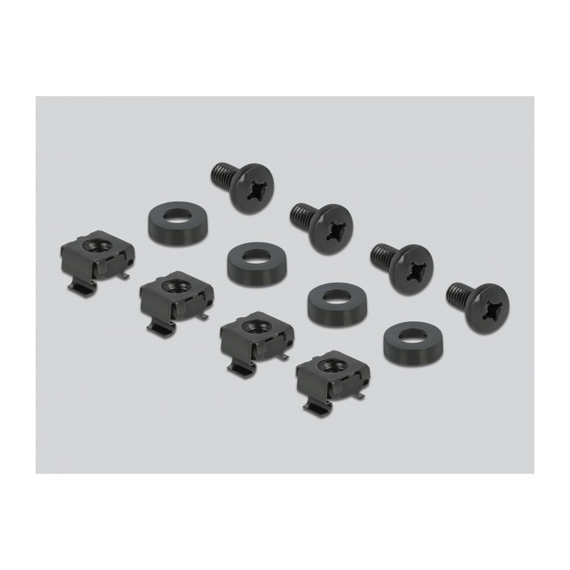 Delock 10″ Netzwerkschrank Blindabdeckung 3 HE schwarz