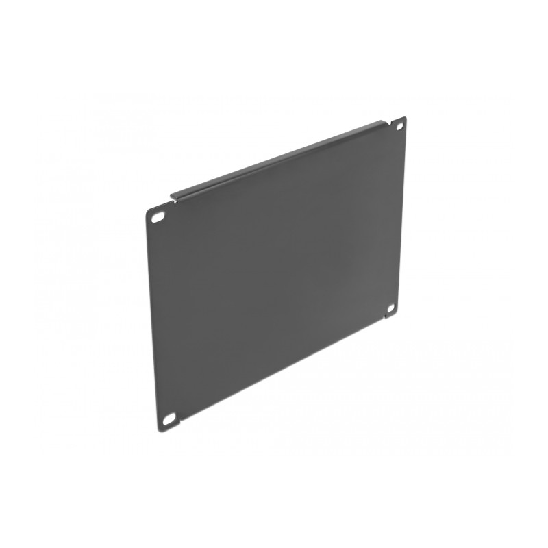 Delock 10″ Netzwerkschrank Blindabdeckung 4 HE schwarz