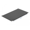 Delock 10″ Netzwerkschrank Blindabdeckung 4 HE schwarz