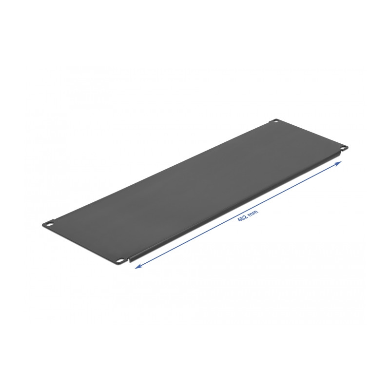 Delock 19″ Netzwerkschrank Blindabdeckung 4 HE schwarz